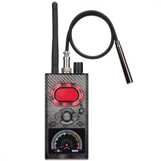 Detector Profesional Aparate de Spionaj, Cip cu Inteligenta Artificiala, Raza Detectie 10m, Detecteaza Camere Ascunse, Microfoane, Localizatoare GPS/G foto