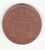 Marea Britanie 1 Penny 2000 - Elizabeth II 4th portrait; magnetic