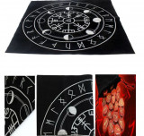 Placa divinatie magic altar +cadou set rune cuart roz,jasp rosu, ametist !!!, Fridolin