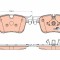 TRW GDB2035 COTEC set placute frana,frana disc