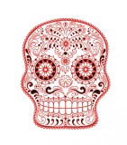 Sticker decorativ, Skull, 78 cm, 216STK-5
