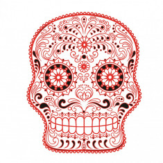 Sticker decorativ, Skull, 78 cm, 216STK-5