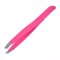 Pensetă Spr&acirc;ncene, Fucsia, V&acirc;rf Oblic, Pieptene, 9.6cm