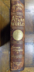INDEXED ATLAS OF THE WORLD - HISTORICAL STATISTICAL AND DESCRIPTIVE - ILLUSTRATED, CHICAGO, 1882 foto