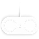 Incarcator wireless dual Belkin BOOST CHARGE Qi 15w, Alb
