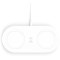 Incarcator wireless dual Belkin BOOST CHARGE Qi 15w, Alb