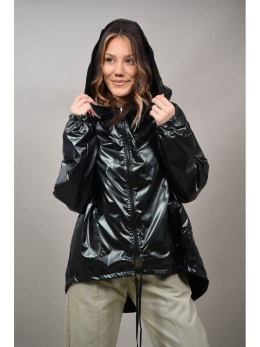 JACHETA REVERSIBILA METALIZATA MICCA TALIE UNICA Verde Metalizat