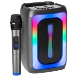 Boxa Portabila Ibiza Sound Sigma20, 25W, Bluetooth, FM, USB, MicroSD, TWS, Microfon Wireless, Joc Lumini, Acumulator 1800mAh, Woofer 10cm