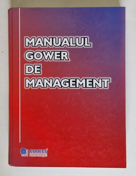 MANUALUL GOWER DE MANAGEMENT, 2001
