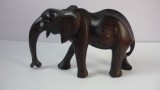 ELEFANT AFRICAN SCULPTURA IN LEMN