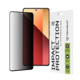 Folie pentru Xiaomi Redmi Note 13 Pro 4G / Poco M6 Pro 4G - Techsuit 111D Privacy Full&nbsp;Glue - Black
