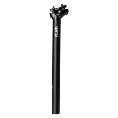 Tija de sa cu reglare a inaltimii si suspenise pe arc Velmia, diametru 27.2 mm, lungime 340 mm, aluminiu, negru foto