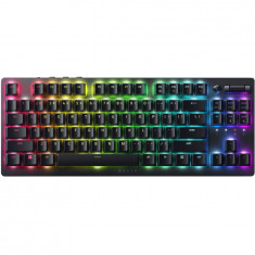 Tastatura gaming wireless Razer DeathStalker V2 Pro Tenkeyless, RGB LED, Bluetooth/Wireless/Type-C, negru