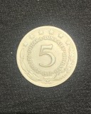 Moneda 5 dinari 1972 Iugoslavia, Europa