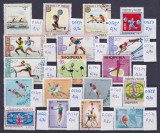 Lot filatelic Sport / Albania (Jocuri Olimpice, Haltere, Baschet &amp; Spartachiadă) - A991