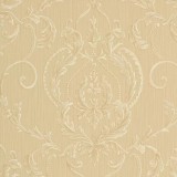 Tapet clasic, baroc, crem, auriu, dormitor,47512