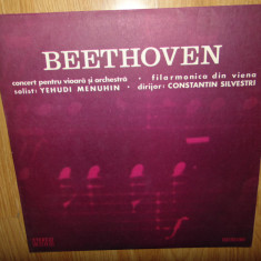 Beethoven -Concert ptr. Vioara si Orchestra solost:Yehudi Menuhin -Vinil