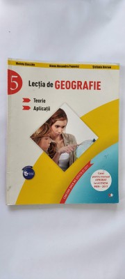 Lecția de Geografie. Teorie. Aplicații clasa a V-a DASCALU POPOVICI OMRANI foto