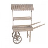 Cumpara ieftin Carucior candy bar lemn natur 132x48x150 cm