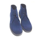Ghete dama din piele Blue Denim Aida