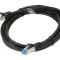 Patch cord F/UTP Cat 5e Negru 2m