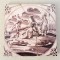&quot;Drumul crucii&quot; placa ceramica de Delft sec 18