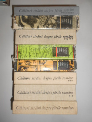Calatori straini despre tarile romane 8 volume (1968-1983, editie cartonata) foto