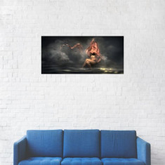 Tablou Canvas, Fantezie, Artistic, Femeie, Erotic, Nori de apa - 50 x 100 cm foto