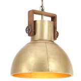 VidaXL Lampă suspendată industrială, 25 W, arămiu, 40 cm, E27, rotund