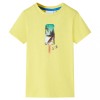 Tricou pentru copii, galben, 140 12383, vidaXL