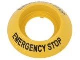 EAO Colier Protectie 22mm 50mm Plastic Galben Standard Intrerupator