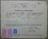 Certificat de nationalitate// Sibiu, Regatul Romaniei, 1938