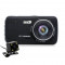 Camera Auto Dubla iUni Dash DC04, Full HD, Senzor G, LCD 4.0 Inch, Detectare miscare, Night vision