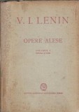 Opere Alese V.I. Lenin Volum 1 Partea a 2-a Editura Partidului Muncitoresc Roman 1949 Carti Colectie