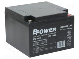 Acumul: plumb-acid 12V 26Ah AGM nu necesită &icirc;ntreţinere 9,4kg