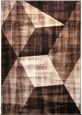 Covor Model Luna 1847-12, Marime 200 x 300 cm, Maro, Inaltime Fir 6 mm, Antialergic, Polipropilena, Living, Dormitor, Sufragerie, Birou foto
