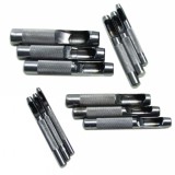 Set dornuri pentru gaurire 12 piese Basic, pentru piele si materiale moi