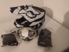 Casca moto/enduro/atv +Ochelari+Manusi+Cagula, L, XL