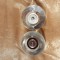 Set sare piper, Art Deco Space Age, acril, crom, vintage