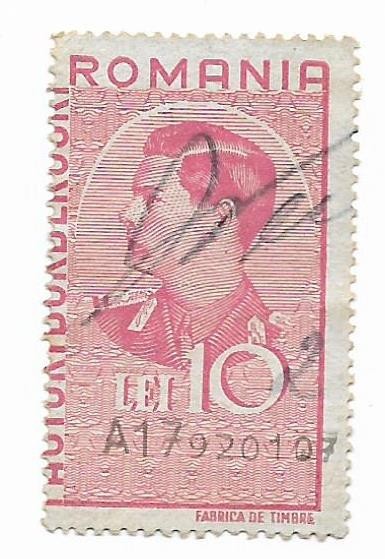 Timbru fiscal - Regele Mihai, 1941 - obliterat