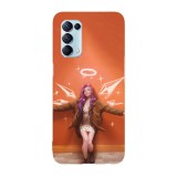 Husa compatibila cu Oppo A72, Viceversa, model Seraphine, Silicon, TPU, Transparent, Carcasa