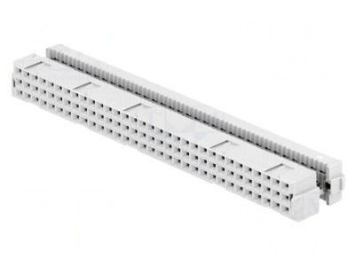 Mufă DIN 41612 tip C mamă 64PIN IDC aurit 1,5A foto