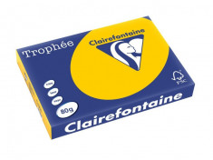 Hartie color Clairefontaine Intens A3 sunflower foto