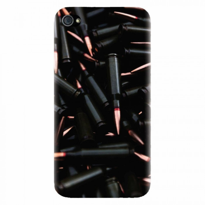 Husa silicon pentru Apple Iphone 4 / 4S, Ammunition Bullets