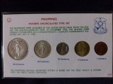 Seria completata monede - Filipine 1963-1964, 5 monede