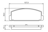 BOSCH 0 986 424 295 set placute frana,frana disc