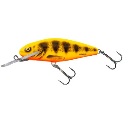 Vobler Salmo Perch 8 Deep Runner, Yellow Red Tiger, 8cm, 14g foto