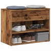 Bancheta Pantofar Gossi Lemn Vechi 60x30x45cm Lemn Prelucrat Rafturi Depozitare Pantofi Banca Hol