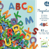 83 Litere magnetice pentru copii - Set educativ alfabet, Djeco