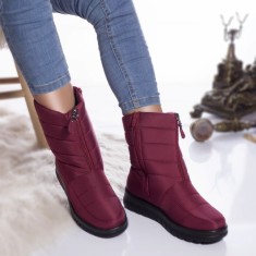 Ghete dama imblanite tonia fas impermeabil rosu, 38